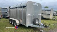 Graham Edwards GET12WT Livestock trailer, 12ft x 6ft3in, tri-axle