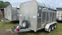 Graham Edwards GET12WT Livestock trailer, 12ft x 6ft3in, tri-axle - 2
