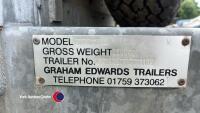 Graham Edwards GET12WT Livestock trailer, 12ft x 6ft3in, tri-axle - 7