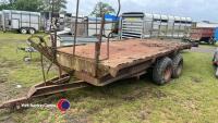 17ft long bale/tipping trailer twin axle - 2