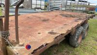 17ft long bale/tipping trailer twin axle - 3