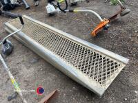 Graham Edwards 12ft x 6.6 tri axle flatbed trailer with sides and 6ft loading ramps - 10
