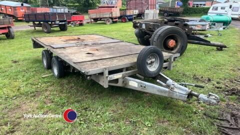 Ifor Williams 12ft flat trailer, brakes and lights working
