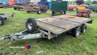 Ifor Williams 12ft flat trailer, brakes and lights working - 2