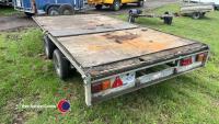 Ifor Williams 12ft flat trailer, brakes and lights working - 3