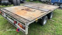 Ifor Williams 12ft flat trailer, brakes and lights working - 4