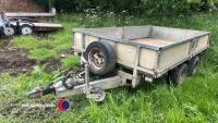 Ifor williams trailer, 10x5 with drop sides and spare wheel - 2