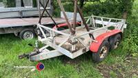 Twin axle plant trailer - 2