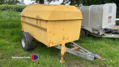 2000 litre Western towable fuel bowser with 12v electric pump