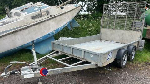 Car plant trailer, suitable for mini digger
