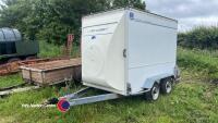 Ifor Williams tandem axle plant trailer with sides