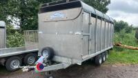 Graham Edwards DM14T 14ft x 6ft6in trailer, 2015