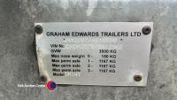 Graham Edwards DM14T 14ft x 6ft6in trailer, 2015 - 4