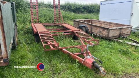 Twin Axle Beavertail Car Trailer
