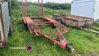 Twin Axle Beavertail Car Trailer