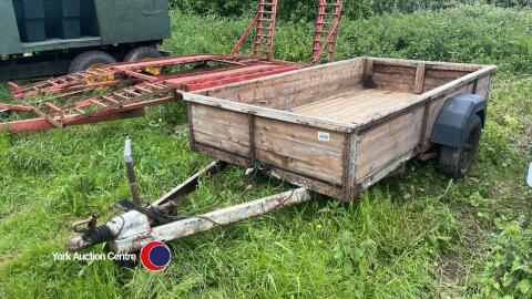 10ft flat car trailer