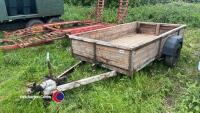 10ft flat car trailer