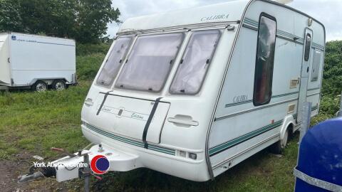Compass Calibra 2 berth caravan, key in office