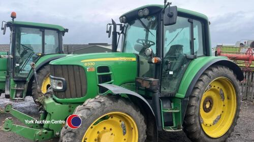 John Deere 6330 premium tractor, front linkage, PO11 CWT, key in office