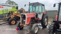 Massey Ferguson 690 2wd tractor, key in office - 4