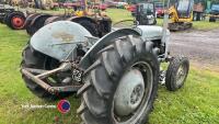 Grey Ferguson tractor. Approx. 1952. Working livery, 3 point linkage / rear hyd. need some attention / adjustment. 4 good tyres, spare stabiliser bars and 'T-bar included. - 4
