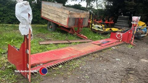 20ft combine header extension with twin side knives to fit MF/Case Dronningborg header, gwo