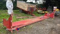 20ft combine header extension with twin side knives to fit MF/Case Dronningborg header, gwo