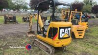 Caterpillar Mini Digger, 2006, 301.6C, 2000 hours, Recent new rubber tracks, Blade, Canopy Cab, Piped, c/w 2ft Digging Bucket, key in office - 4