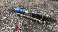 AUG FR torque hole borer for mini digger, oil powered with 150mm and 350mm bore, very useful machine