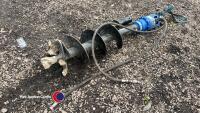 AUG FR torque hole borer for mini digger, oil powered with 150mm and 350mm bore, very useful machine - 2
