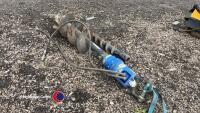 AUG FR torque hole borer for mini digger, oil powered with 150mm and 350mm bore, very useful machine - 3