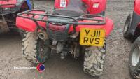 2011 Honda TRX420FEB ED 4X4 ATV/quadbike, gwo, good tyres, road registered, YJ11 RVS, 2,068 hrs on clock, key in office - 6