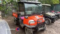 Kubota RTV 900 4 x 4 UTV, 5284 hours, PO11HFT, log book and key in office - 2
