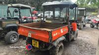 Kubota RTV 900 4 x 4 UTV, 5284 hours, PO11HFT, log book and key in office - 3