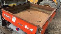 Kubota RTV 900 4 x 4 UTV, 5284 hours, PO11HFT, log book and key in office - 5