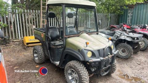 Xinyang XY300 UTV 4X2, electric tipping bed, tow bar and working winch. 300cc petrol, running and working. 2011 model