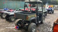 Xinyang XY300 UTV 4X2, electric tipping bed, tow bar and working winch. 300cc petrol, running and working. 2011 model, key in office - 4