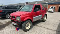 2003 Suzuki Jimny - YE03 OWD - spares or repairs - petrol - 6 former keepers - MOT expired- sold as seen - 2