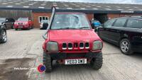 2003 Suzuki Jimny - YE03 OWD - spares or repairs - petrol - 6 former keepers - MOT expired- sold as seen - 6