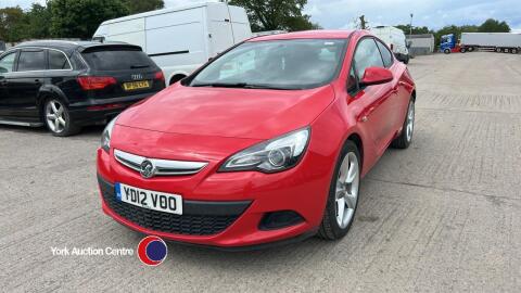2011 Vauxhall Astra GTC Sport S/S Turbo - 1362cc -petrol - YD12 VOO, 5 former keepers - hpi clear - MOT expired 9.5.25 - 103013 mileage - V5 in office