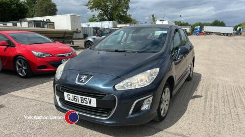 2011 Peugeot 308 Active HDI 5 door hatchback, diesel, manual, 1.6L, 2 former keepers, 99,000miles, dark blue. GS61BSV, hpi clear, MOT 11.9.25, V5 in office