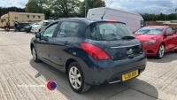 2011 Peugeot 308 Active HDI 5 door hatchback, diesel, manual, 1.6L, 2 former keepers, 99,000miles, dark blue. GS61BSV, hpi clear, MOT 11.9.25, V5 in office - 2