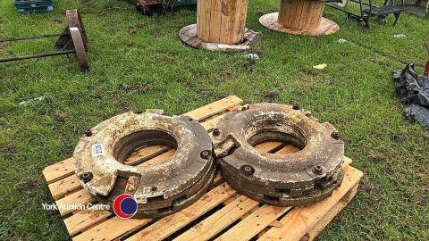 6 x Ford rear wheel weights