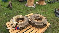 6 x Ford rear wheel weights