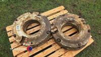 6 x Ford rear wheel weights - 2