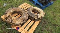 6 x Ford rear wheel weights - 3