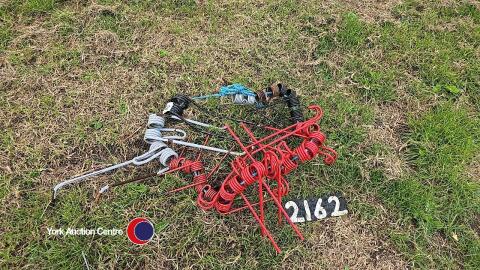 Various tedder and baler tines