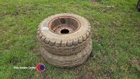 Pair of wheels and tyres - 4