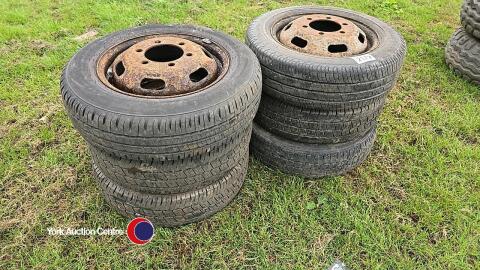 6 x 185/75 R16 wheels ad tyres