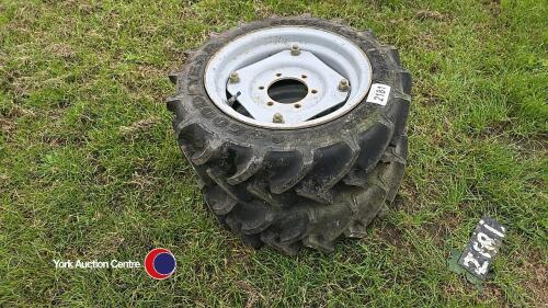 Pair of 200/70 R16 wheels and tyres